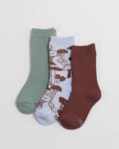 Baggu Kids Crew Sock Set of 3