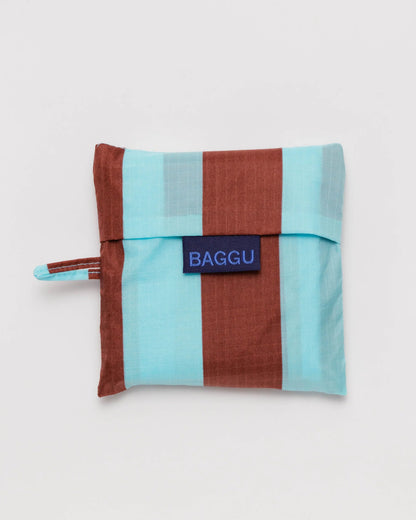 Standard Baggu - Raisin Awning Stripe