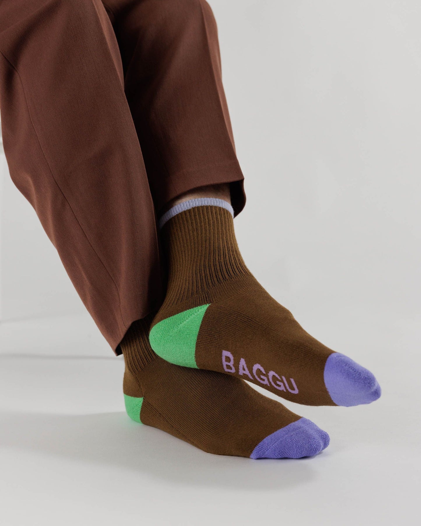 Baggu Ribbed Socks - Tamarind Mix