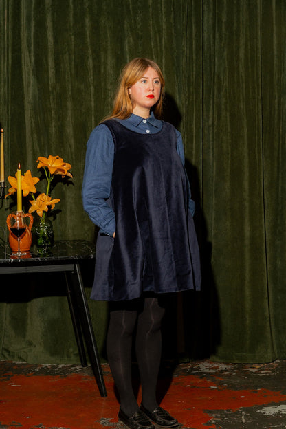 Velvet Lou Dress - Night Sky