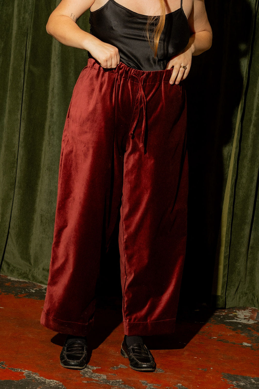 Velvet August Pants - Merlot