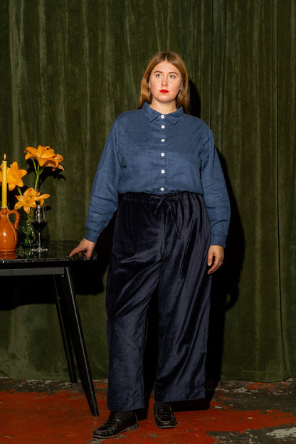 Velvet August Pants - Night Sky