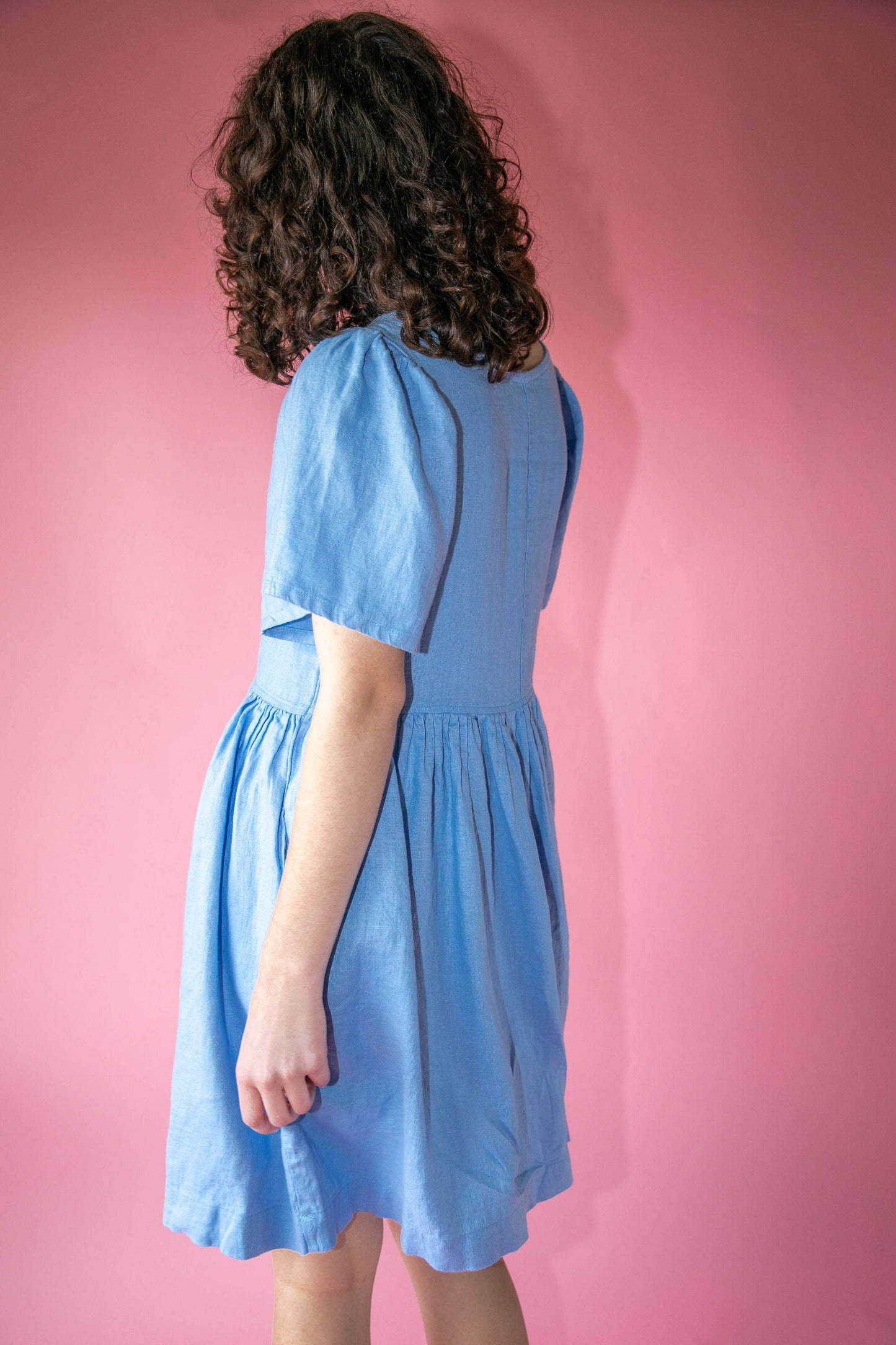 Mini Agnes Dress in Blue Delphinium - Seek Shelter